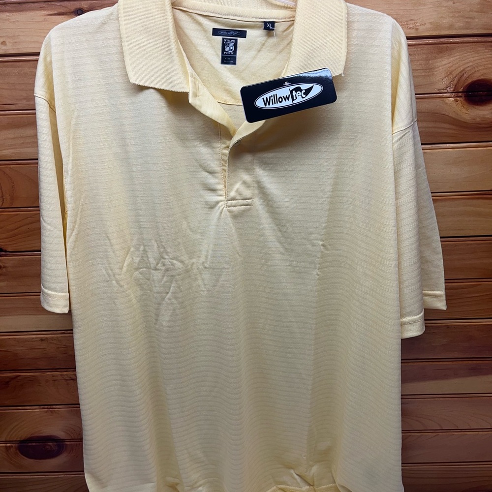 Yellow willow pointe‎ polo shirt XL NWT